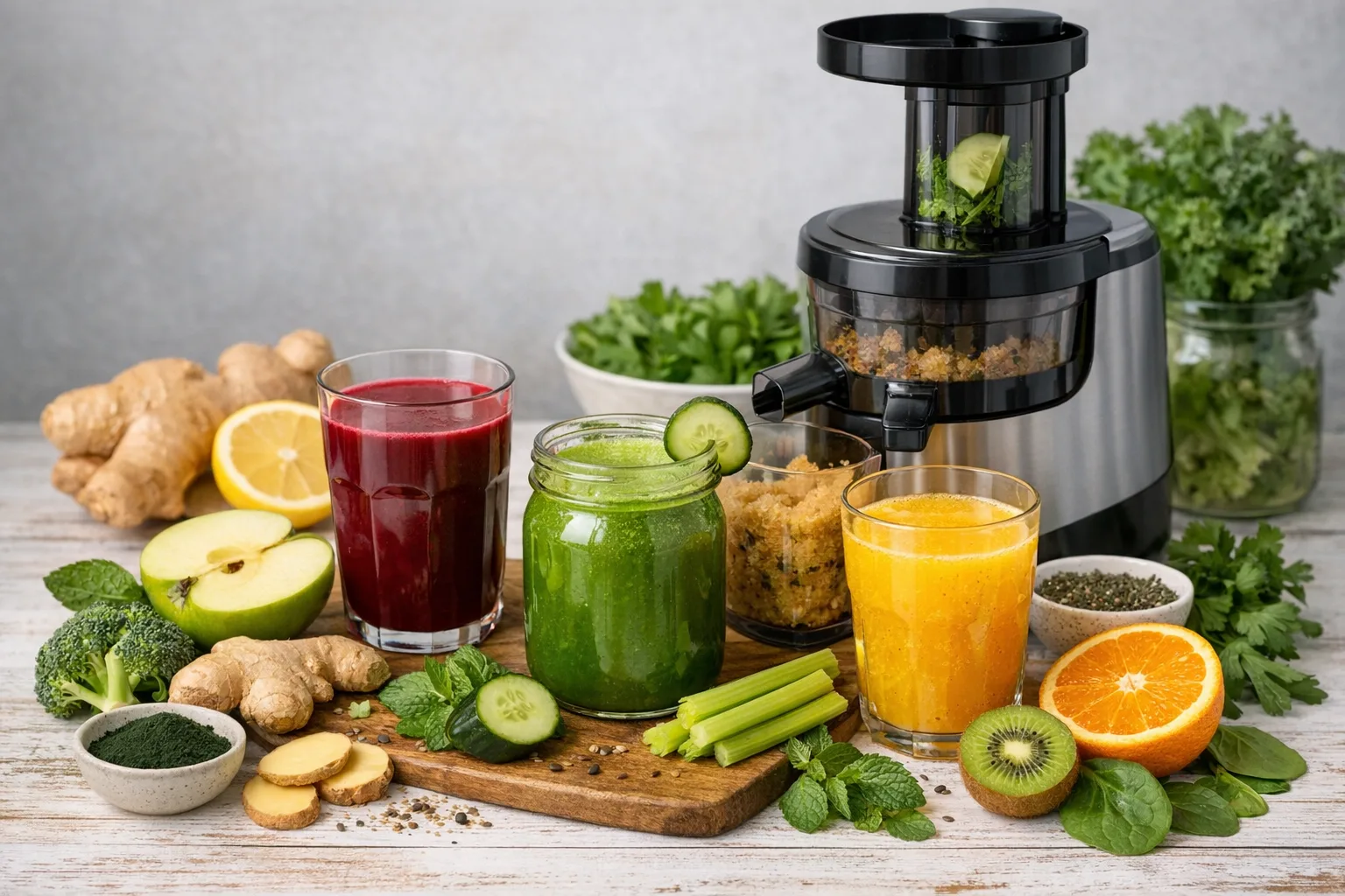 Detox-Entsafter-Rezepte fuer sanfte Entgiftung