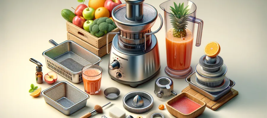 Entsafter-Siebe und Filter reinigen: Tipps fuer optimale Saftqualitaet