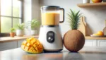 Mango-Kokos-Fruehstuecks-Smoothie fuer den Entsafter
