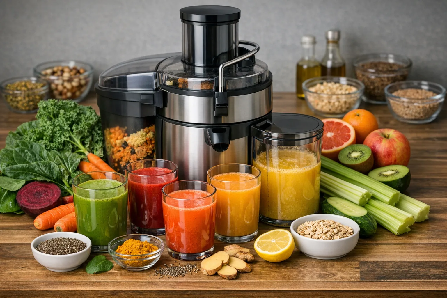 So kombiniert man Entsafter-Saefte sinnvoll in der Ernaehrung