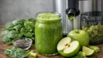 Gruener Fruehstuecks-Smoothie mit Spinat & Apfel – Entsafter-Rezept